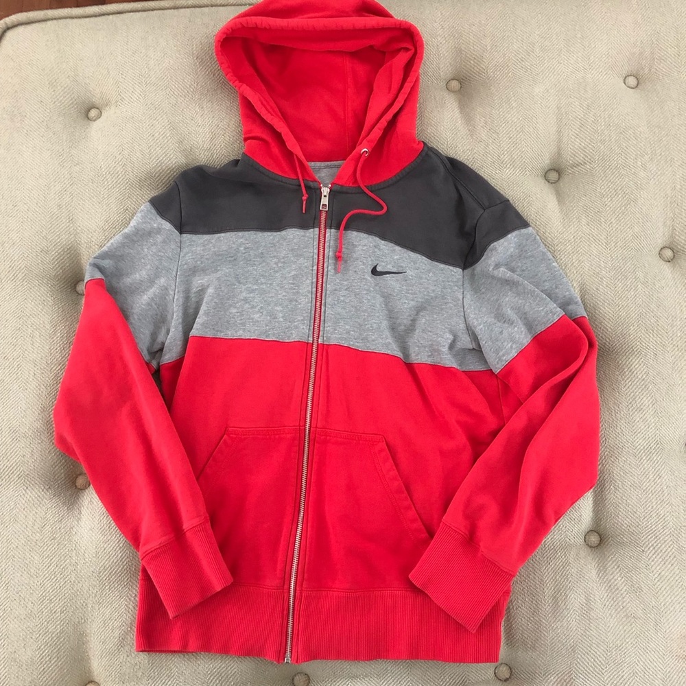 Nike Large Zip Up Hoodie